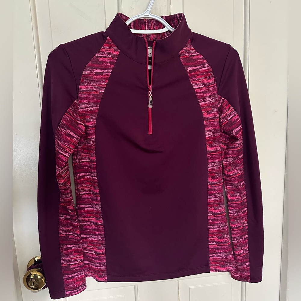 Purple/Pink EIS winter long sleeved top